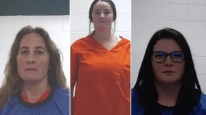 Melody LaPointe, 47, and teaching assistants Tarah Tinney, 33, and Augusta Costlow, 27, face charges after a special needs boy was isolated, forcing him to eat his own feces and drink his urine, according to reports.   (Liberty County Sheriff's Office)