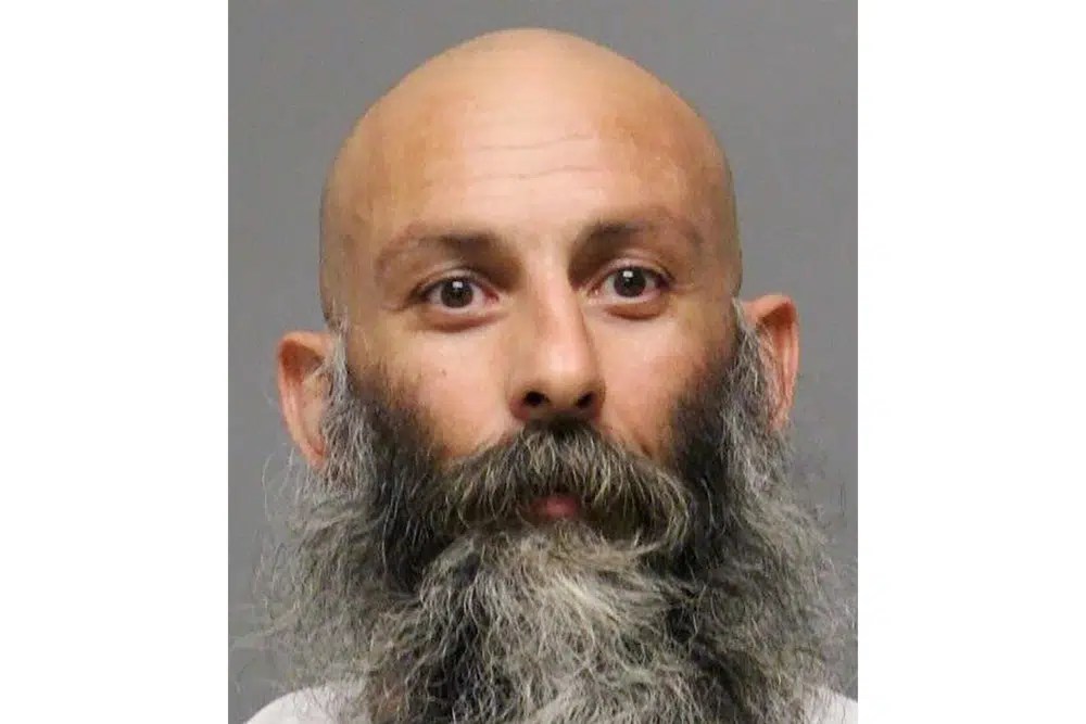 FILE - This undated booking photo provided by the Delaware Department of Justice shows Barry Croft Jr. (Delaware Department of Justice via AP, File)