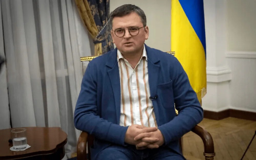 AP /Efrem LukatskyUkrainian Foreign Minister Dmytro Kuleba in Kyiv, Ukraine, on December 26, 2022.