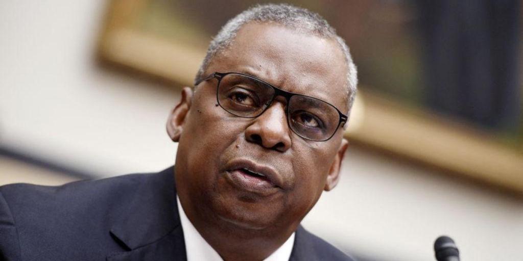 US Secretary of Defense Lloyd J. Austin (Photo by OLIVIER DOULIERY/POOL/AFP via Getty Images)
