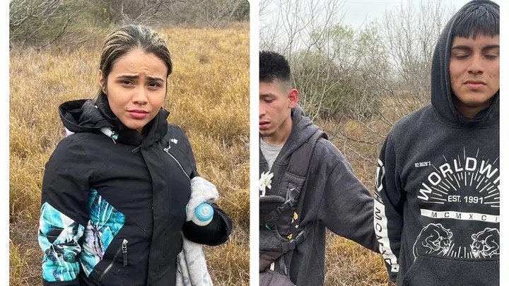 Three adults from El Salvador apprehended after a chase involving troopers in Texas. (Texas Department of Public Safety)