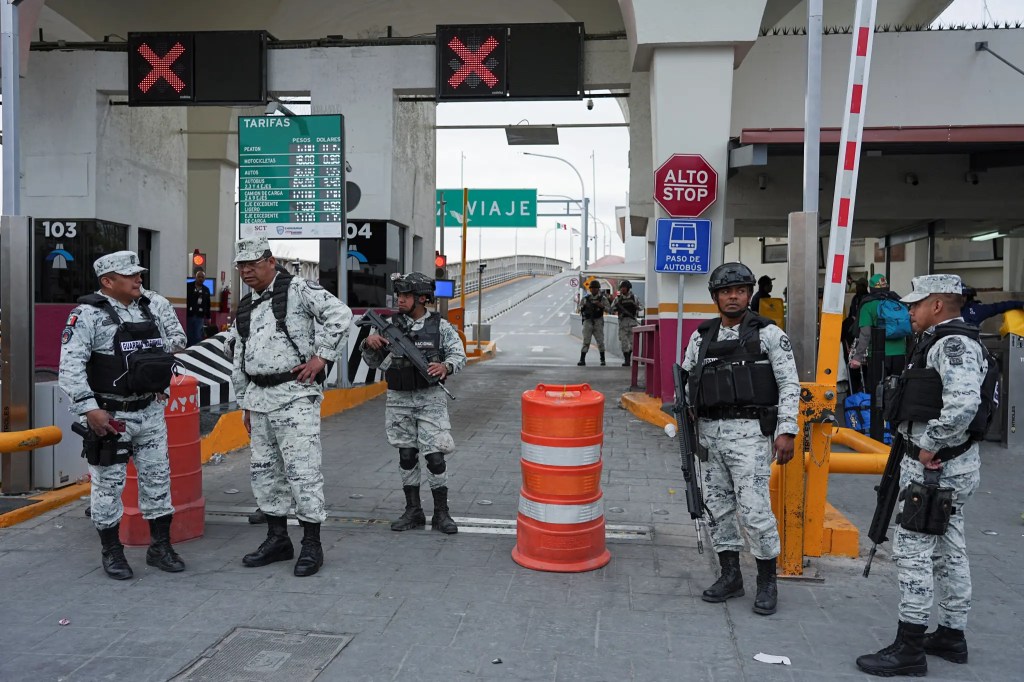 The agency has encountered 214 people on the Terrorist Screening Database at ports of entry at both the northern and southern border this fiscal year
REUTERS