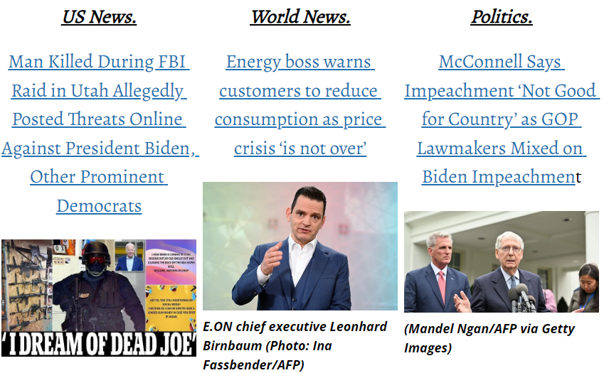 New Feed News: Daily Brief.&nbsp;8/9/2023